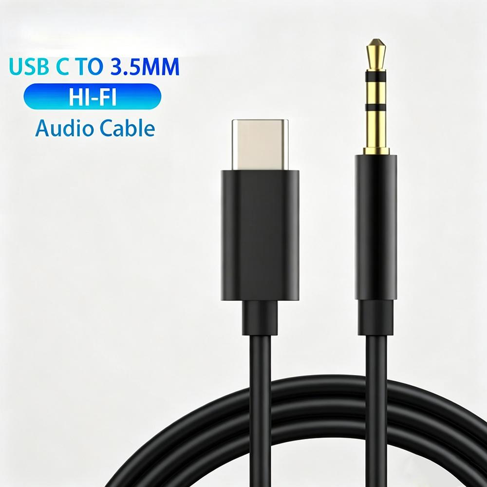 Usb Type C To 3.5mm Aux Audio Cable Headset Speaker Headphone Jack Adapter Car Aux for Samsung S20 Plus Note 20 S21 Ultra Tab S7