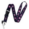 Custom Thermal Transfer Printing Polyester Lanyard ID Badge Holder Blank Neck Strap Key Chain Custom Logo Promotional