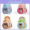 Kids Cartoon Animal Backpack For Preschoolers With Breathable Nylon And Air Cushion Straps For School Use