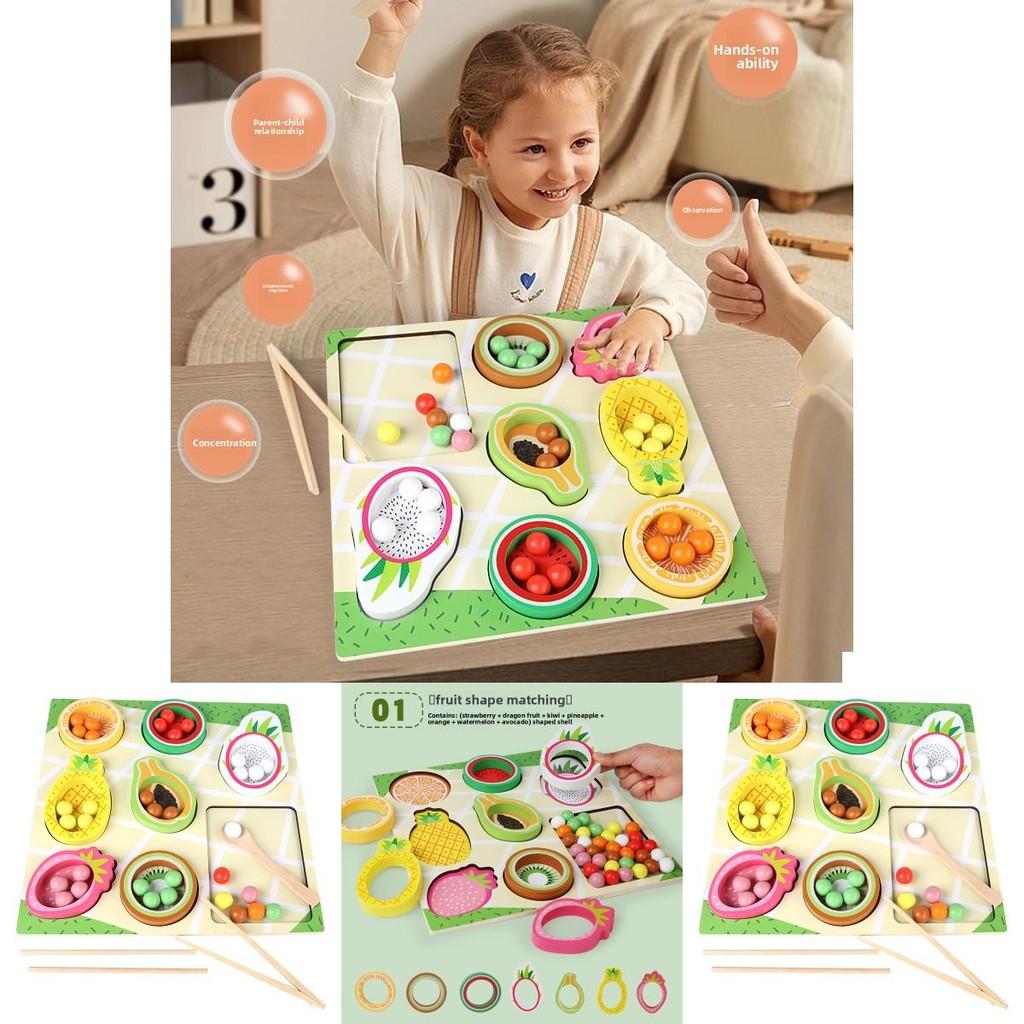 Wooden Puzzle Toy For Kids With Color Sorting And Fine Motor Skills Development For Educational Play