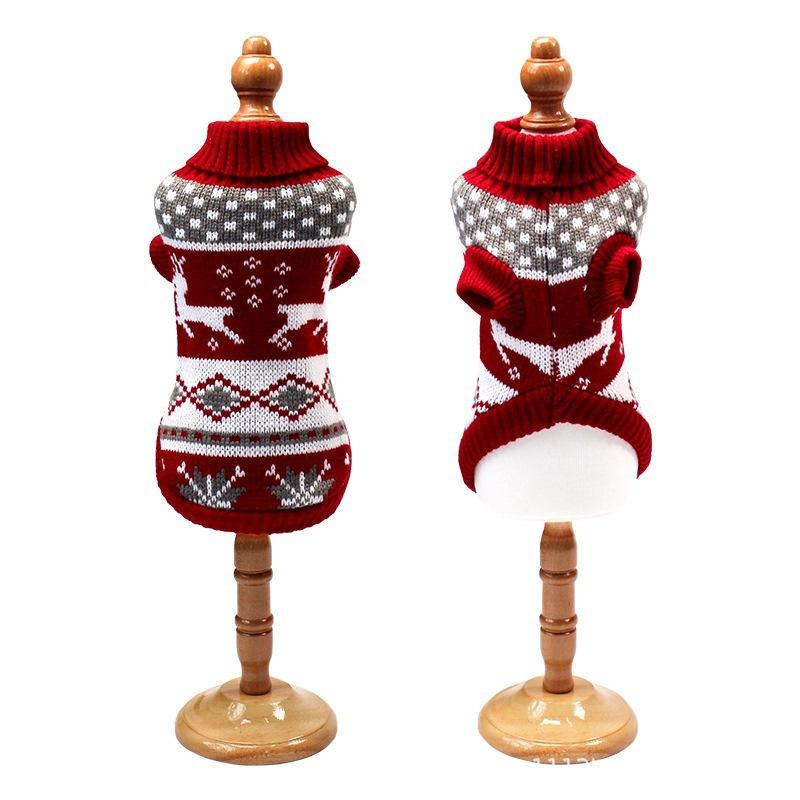 Small, Medium And Large Dogs Christmas Pet Supplies Clothes Teddy Autumn And Winter Elk Cat And Dog Clothes
