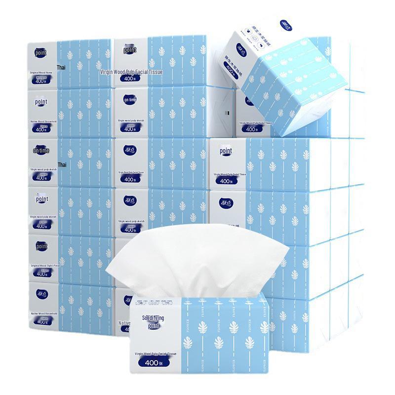 Tissue Box: 30 Large Packs, 400 Sheets Each - Suitable for Household and Baby Use
