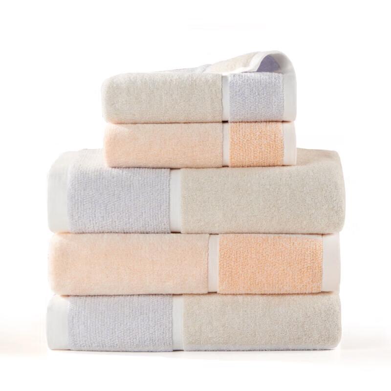 Jieyu "Autumn Water" Combed Cotton 2-Pack Towel Gift Set