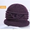 Winter new fashion warm adult hat outdoor cold simple rabbit hair blend knitted hat elegant women's hat