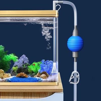 Akvaryum Su Değişim Kiti 4 Akış Ayarlanabilir Koruyucu Net Tasarım Suyun Tahliyesi İçin Elektrikli Süpürge