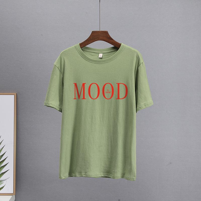Hirsionsan Summer Cotton Fashion Printed T Shirts Women Casual Soft Oversized Short Sleeves Clothes Chic Harajuku Female Tops