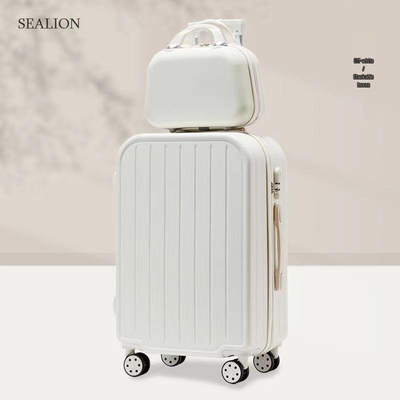 Durable 20-inch Silent Trolley Suitcase for Women and Men