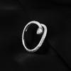 Spirit Snake Ring Female Birthday Year Zodiac Fashion Personality Niche Design Temperament Versatile Advanced Sense Open Index Finger Ring Quality