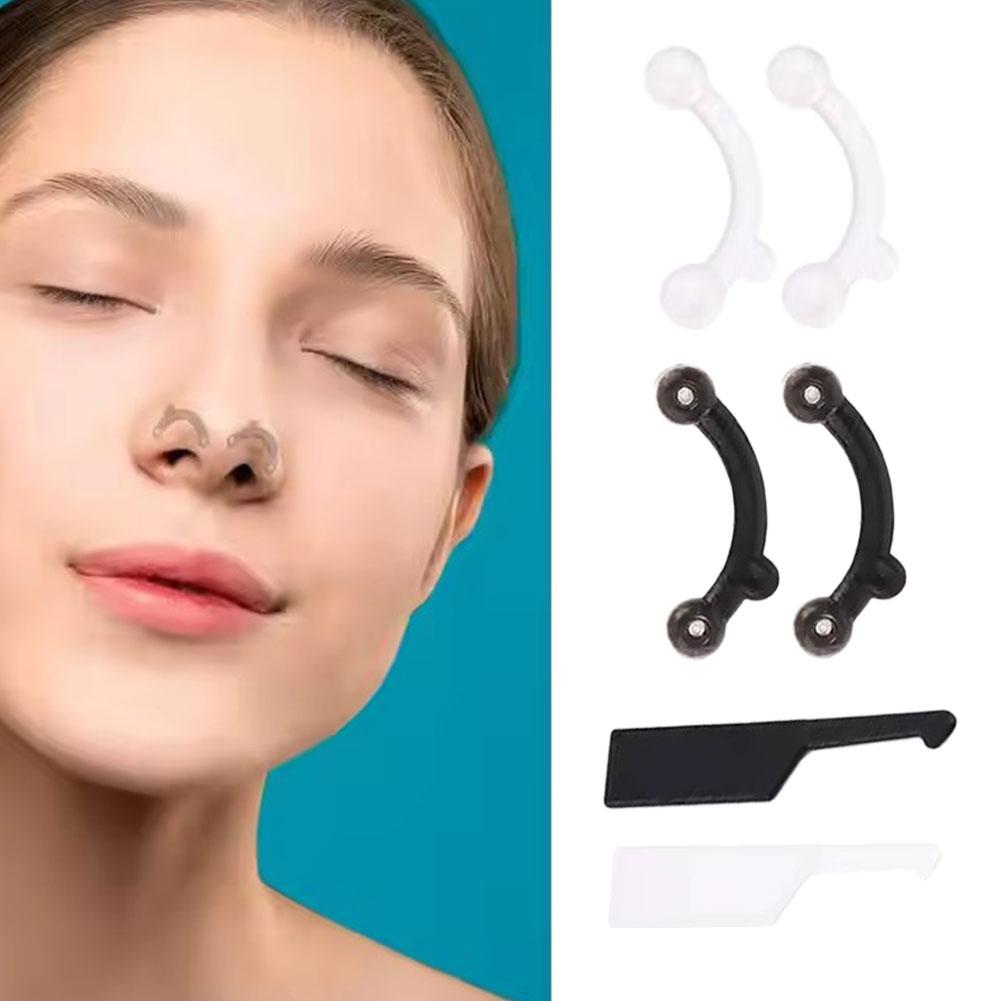 Nose Up Lifting Shaper Clip Invisible Nose Beauty Device Silicone Shaper Bridge Straightening Massage Beauty Tool