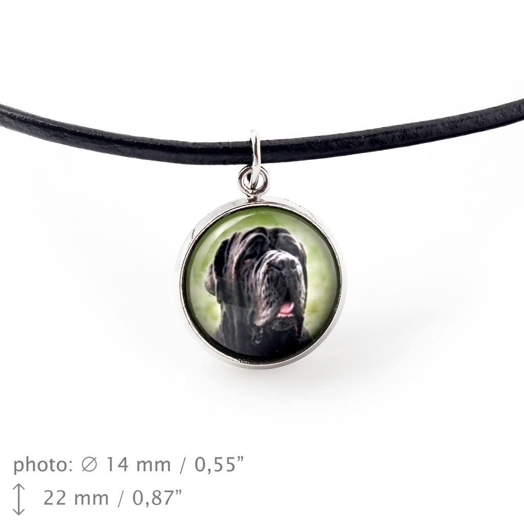 Neapolitan Mastiff, Mastino Napoletano – Necklace pendant with your photo, handmade | Art-Dog