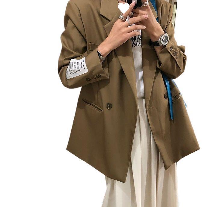 2021 Women's Autumn Loose Fit Korean Style Casual Suit Jacket