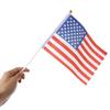 5 st Mini Amerikanska USA Nationalflaggor Handviftande Små för Flaggstänger