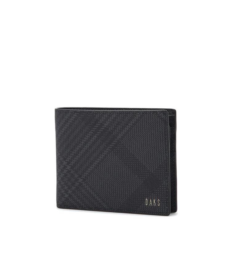 Daks Men'S Accessories Black Pvc Check Pattern Dbwa6F093Bk
