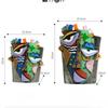 Abstract Face Flower Pot Unique Head Vase Picasso Style Planter Container with Drainage Hole for Home Garden Decoration Gifts