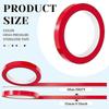 12 Rolls 12mm Colorful Autoclave Tapes, 216 Feet Length Each Tape, Dental Marking Tape, Identification Tape 6 Color