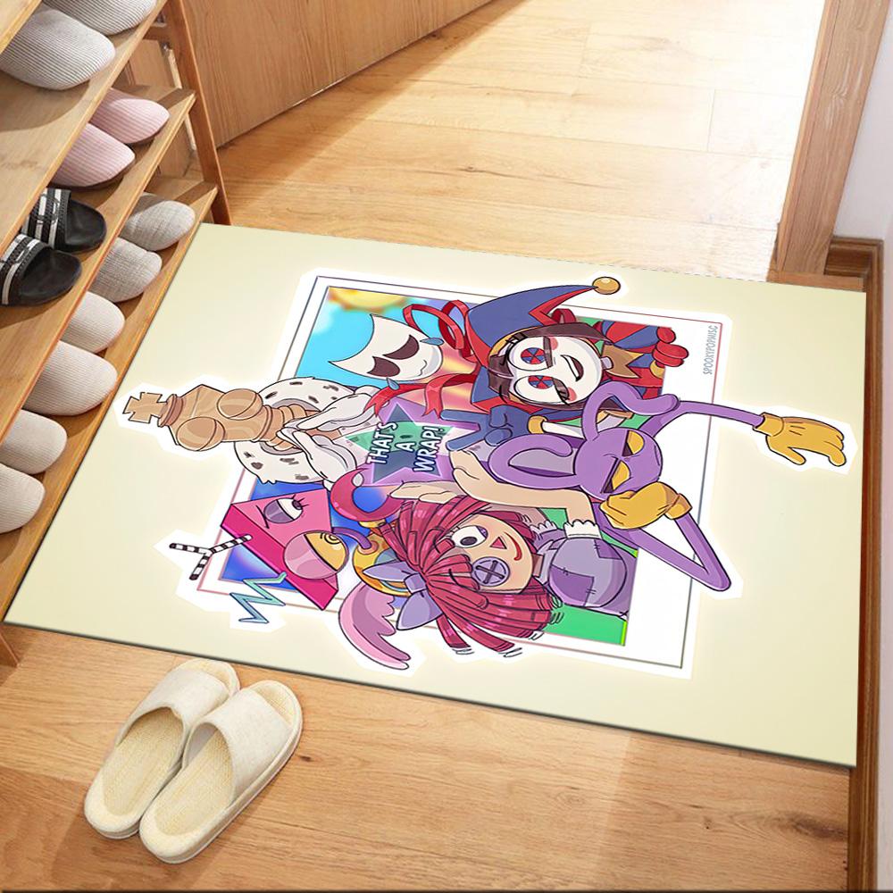 Digital Circus Carpet Design For Outdoor Dining Room Dormitory Living Rooms Antislip Carpet Anime Office Decor Best For Christmas
