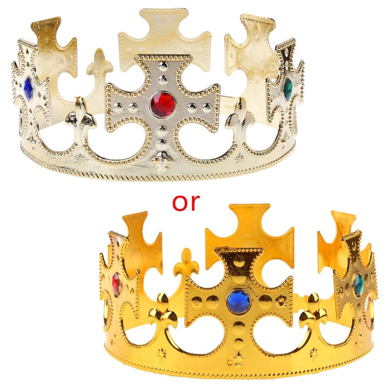Toy Crown of the King Prince Epiphany Three Kings Day Happy Birthday Party Decoration New DIY Performance Photo Props