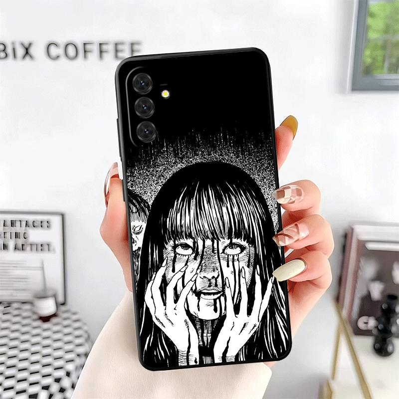 Japanese Horror Anime Soft Phone Case for Samsung A17 A37 A57 A16 A26 A36 A56 A15 A25 A35 A55 A14 A24 A34 A54 A13 A23 A33 A53 A5