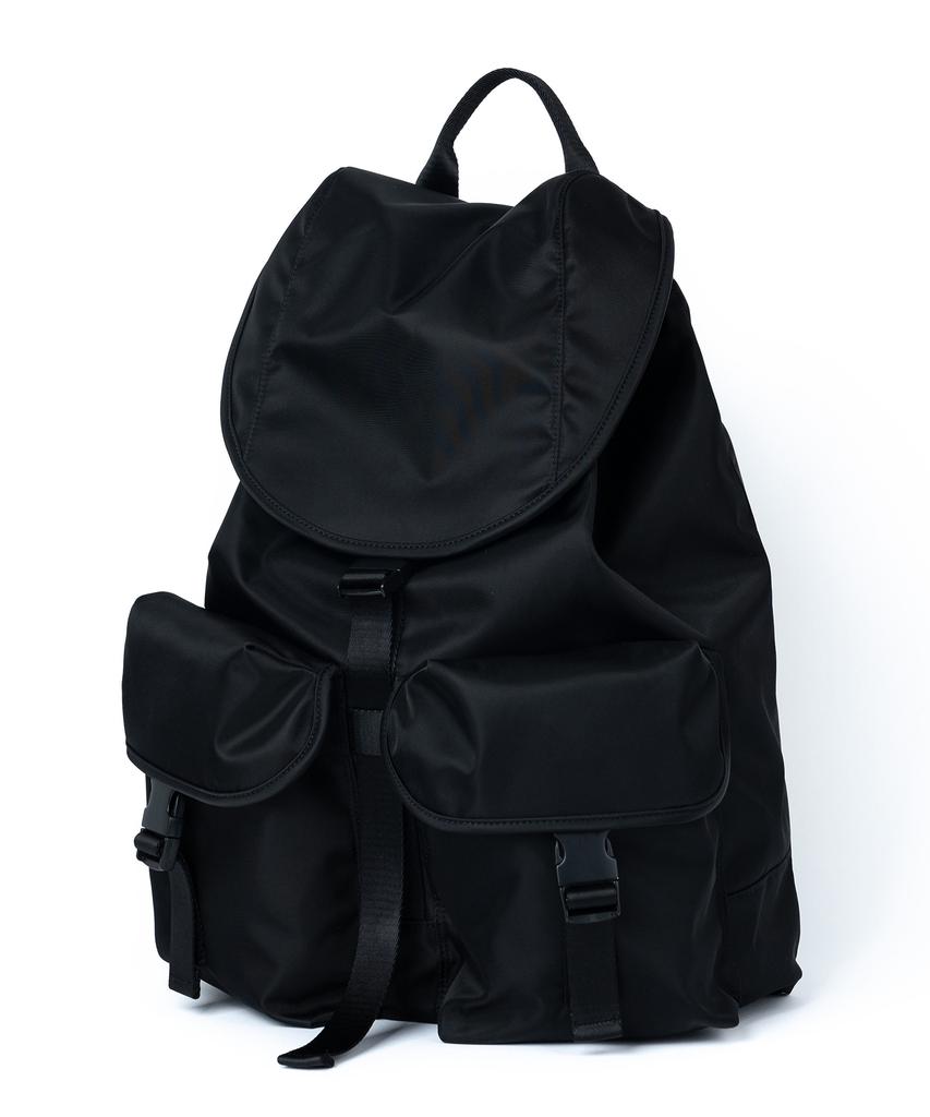 Haharchive [After Pray Edition] 2-Pocket Nylon Cargo Rucksack (Black)