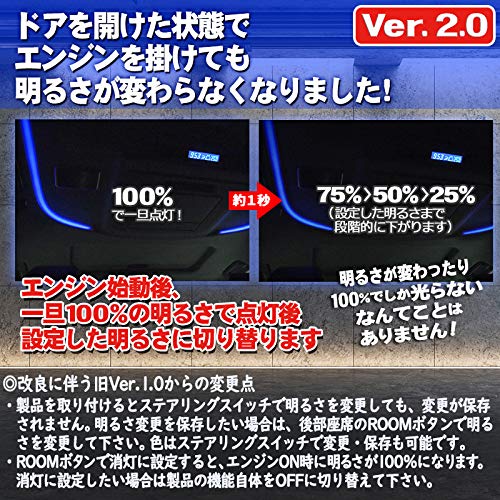 Compatible with Alphard Vellfire 30 Series Roof Color Illumination Automatic