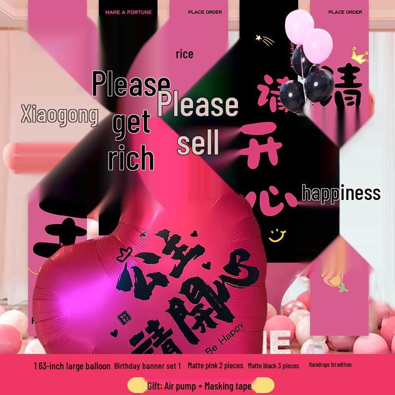 Extra Large Heart-Shaped Balloon for Goddess Festival & Women's Day Princess Birthday Party