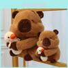 Adorable Soft Plush Capybara Doll For Kids Cute Cartoon Yellow Duck Design