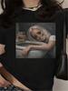 Funny Doll Face Y2K Graphic T Shirt Women Unisex Cotton Tee Summer Spring Oversized Tops Ironic Humor Weirdcor Sarcastic Hilarious