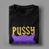 Casual T-Shirt Beach Pussy Power  Trendy Cool T-Shirts  Funny Cotton Tee Shirt for Men Aesthetic Printed Short Sleeve Top Tees