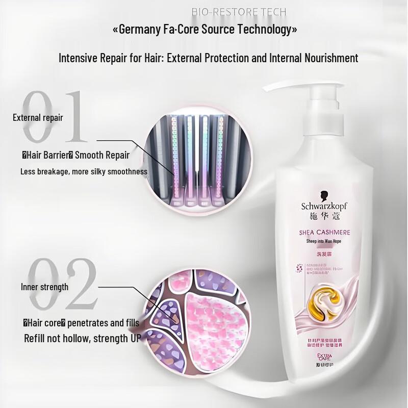 

Schwarzkopf Cashmere & Wool Nourishing Shampoo & Conditioner Set