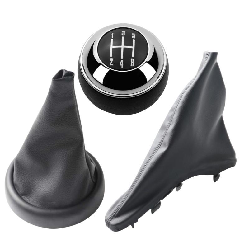 5/6 Speed Car Gear Shift Knob Lever Shifter Pen Leather Gearbox Gaiter Boot Cover Case For BMW Mini Cooper R50 R52 R53 2001-2008
