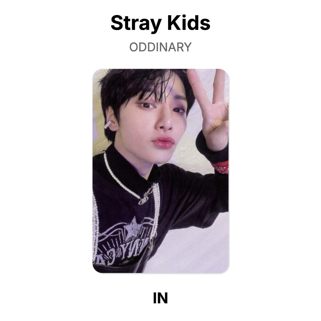 Stray Kids ODDINARY Official Photocard