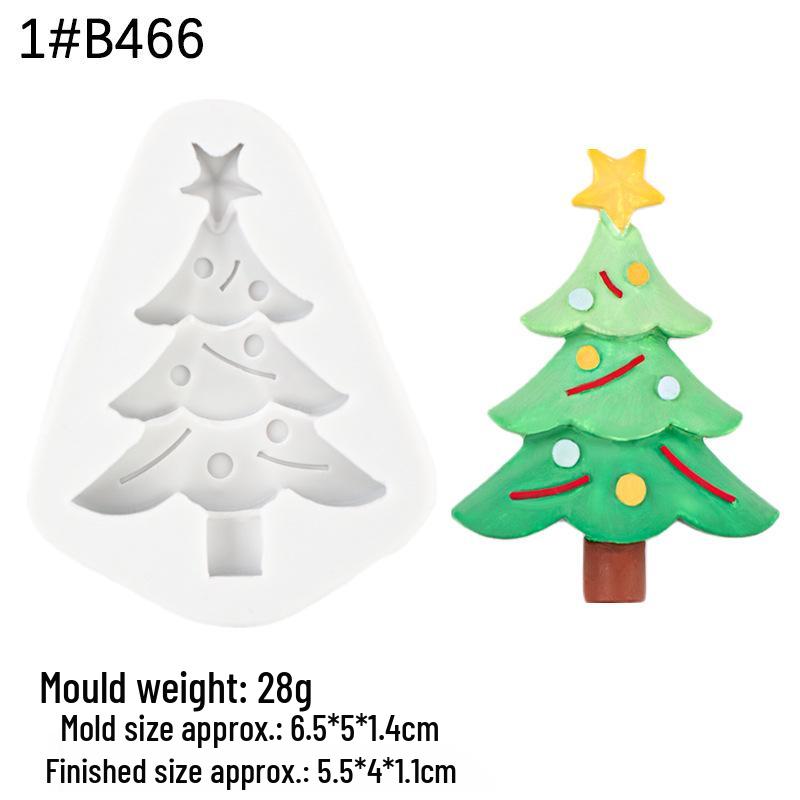 Multe Matrițe de Silicon pentru Tort Brad de Crăciun pentru Decorarea Scenei de Sărbătoare