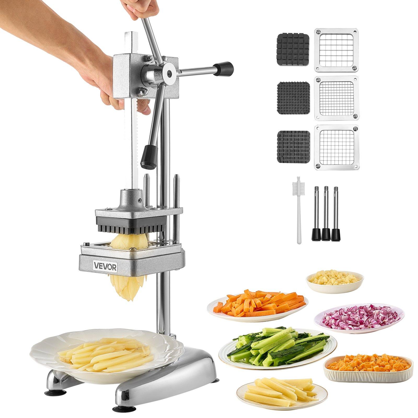 VEVOR Commercial French Fry Cutter, Stainless