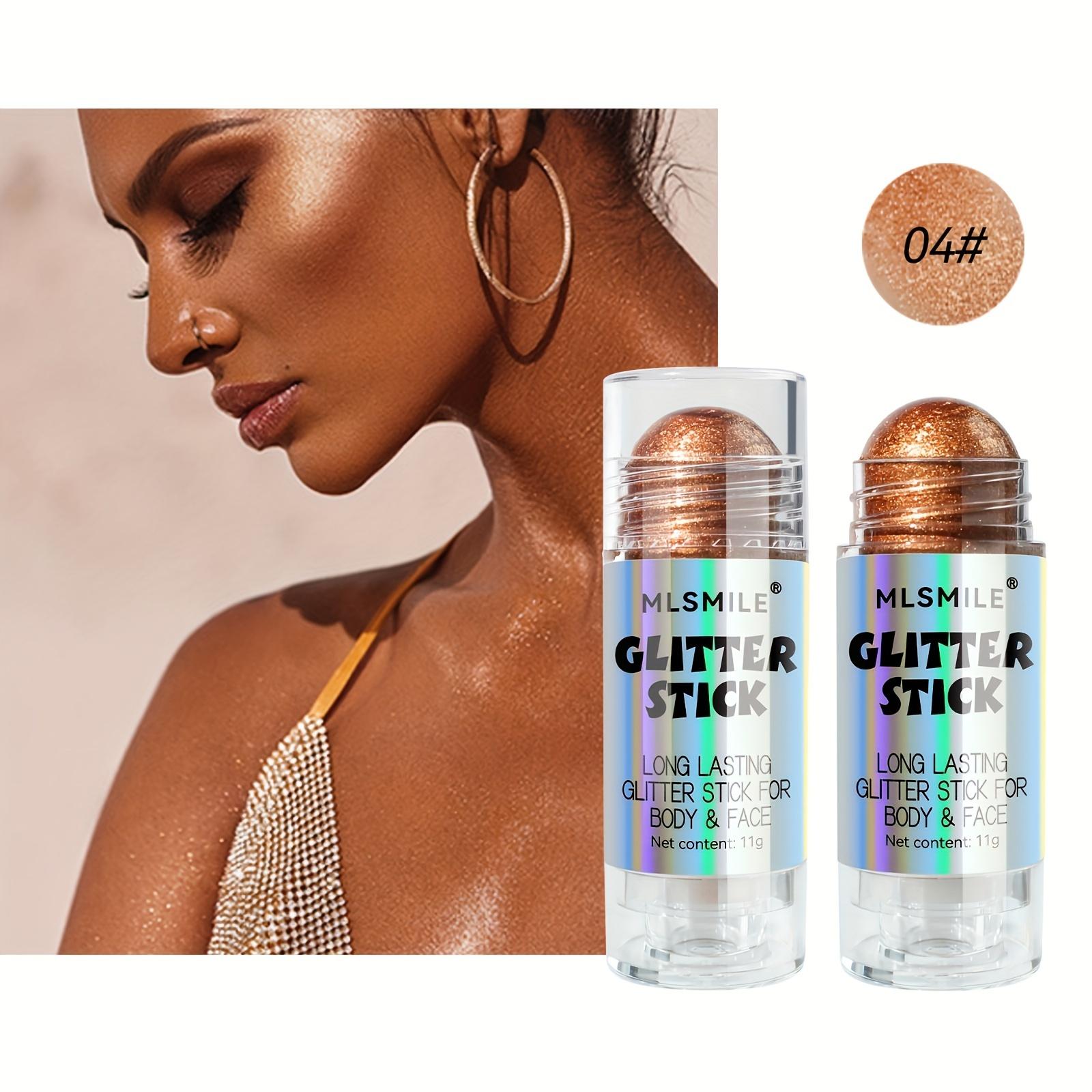 Блестящий хайлайтер-стик для тела Shimmer 3D Face Body Sparkle Highlighter Brightening Music Festival Shimmer Powder Makeup