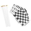 Car Racing Cheer Race Flag Racing Polyester Flags Waving Flags Racer Checkered Flags Check Flag