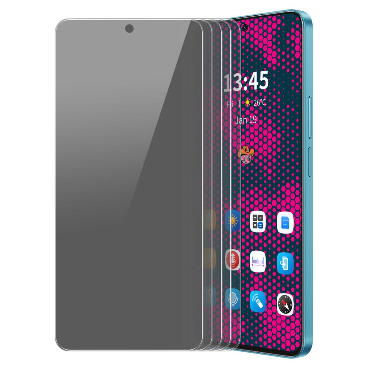 

ENKAY HAT PRINCE 5Pcs For Motorola Moto G13 4G/G23 4G/G53 5G Anti-Peep Screen Protector Type A