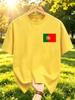 Portugal Flag Print Tshirt Unisexs Cotton Crewneck T Shirts Summer Oversized Sportswears Y2k Casual Running Short Sleeve