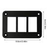 Switch Panel Rocker Switch Panel Mount Housing Aluminum Frame for Car Motorcycle Boat