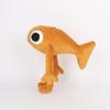 Steve Le Poisson Plush Collectible With Embroidery Design For Kids Decor Room