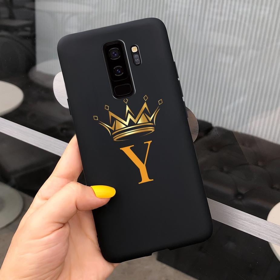 For Samsung Galaxy S9 Plus Case Stylish Couple Letters Cover Soft Silicone Phone Case For Samsung S9 S9+ Back Cover Matte Bumper