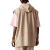 adidas X Stella McCartney Letter Print Zip-Up Sleeveless Hoodie Unisex Tops Magic-Light-Brown IA7717
