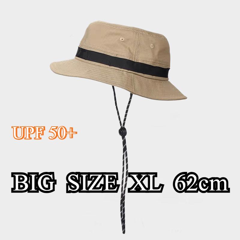 My Extreme Outdoor Activities Women's Dark Blue Big Size 62Cm Sun Hats Men Bucket Hat Upf 50+ Boonie Hat Foldable Uv Protection Hiking Fishing Summer Safari Fisherman Hat 62Cm