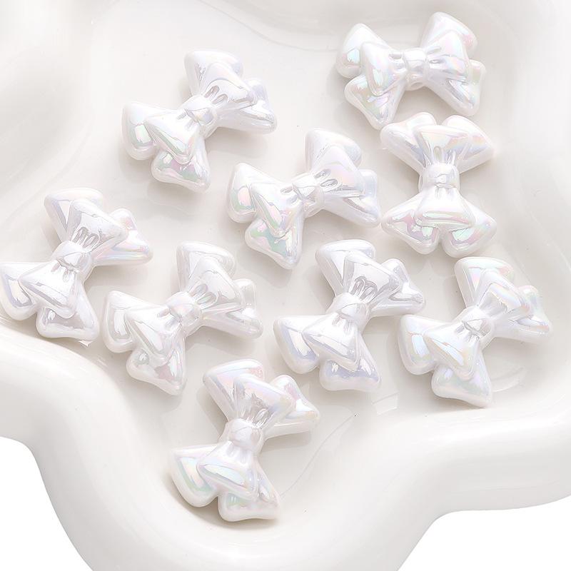 Acrylic AB Color Star Love Bow Bead Diy Handmade Beaded Bracelet Mobile Phone Chain Material