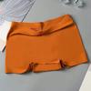 Slip boxer in seta ghiacciata senza cuciture, mutandine da donna, boxer a vita media, pantaloni di sicurezza antiscivolo, leggings, biancheria intima estiva
