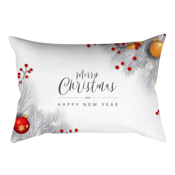 New Christmas Waist Pillowcase, Christmas Home Sofa Headboard Cover