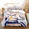3D Print Azur Lane Bedding Set,Duvet Cover Comforter Bed Set Quilt Cover Pillowcase,King Queen Twin Size Boys Girls Adultse