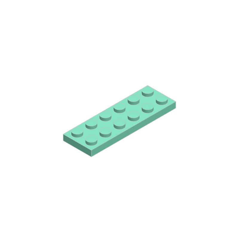 50g/29PCS 3795 2x6 Basic Building Blocks Moc Color Loose Parts Compatible with Bricks DIY Children's Toy Assembly