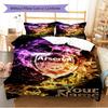 Name Custom FC Logo Arsenal Pattern Bedding Set Quilt Cover Pillowcase Home Decor Gift (1 * Duvet Cover + 2 * Pillowcase, Without Core)