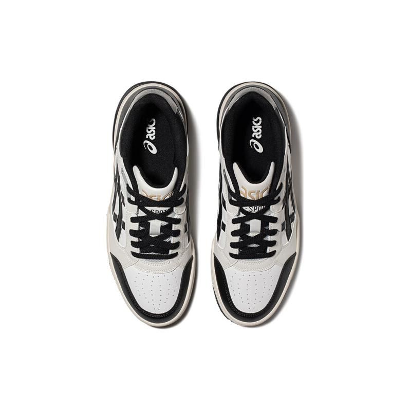 Asics GEL-SPOTLYTE Bianco Nero Argento Ammortizzazione in Gel Calzature Quotidiane 1203A505-100