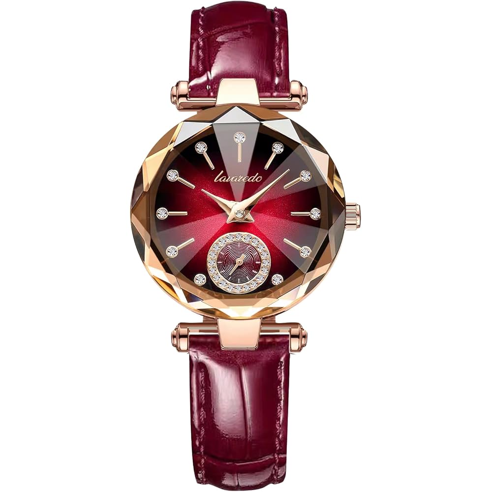 Women s Analog Quartz Watch Leather Strap Slim Waterproof Simple Casual Fashion Timepiece